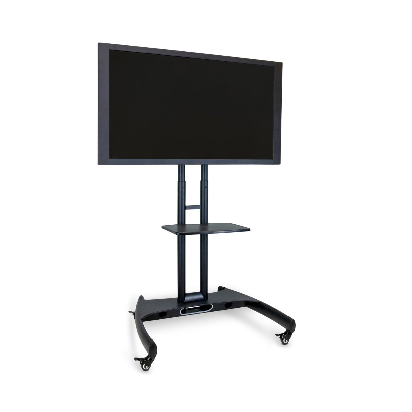 Luxor FP2500 Series Adjustable Flat Panel Cart And Mount - 32" - 60" Height (Luxor LUX-FP2500) - SchoolOutlet