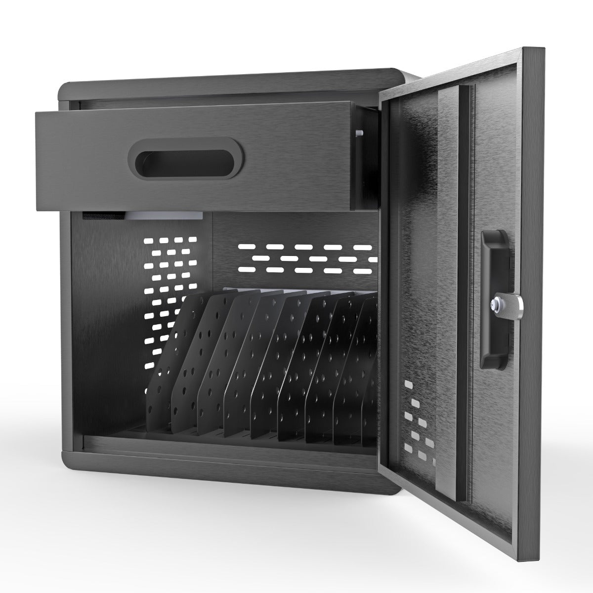 Luxor LLMC10 10-Bay Modular Charging Cabinet - Locking Charging Station for iPad, Tablets, Chromebooks and thin Laptops - SchoolOutlet