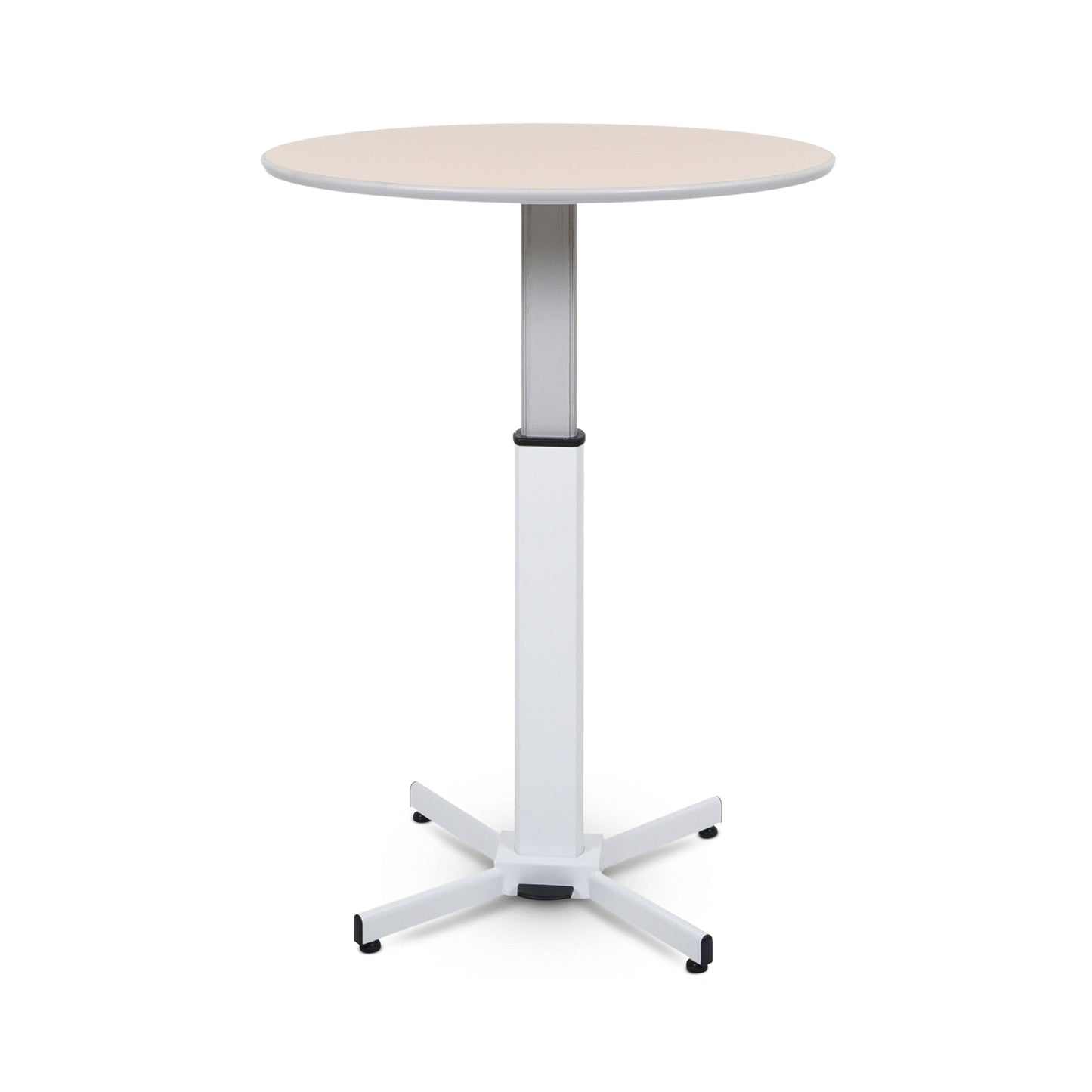 Luxor LX-PNADJ-ROUND Pneumatic Adjustable Round Pedestal Table (Luxor LX-PNADJ-ROUND) - SchoolOutlet