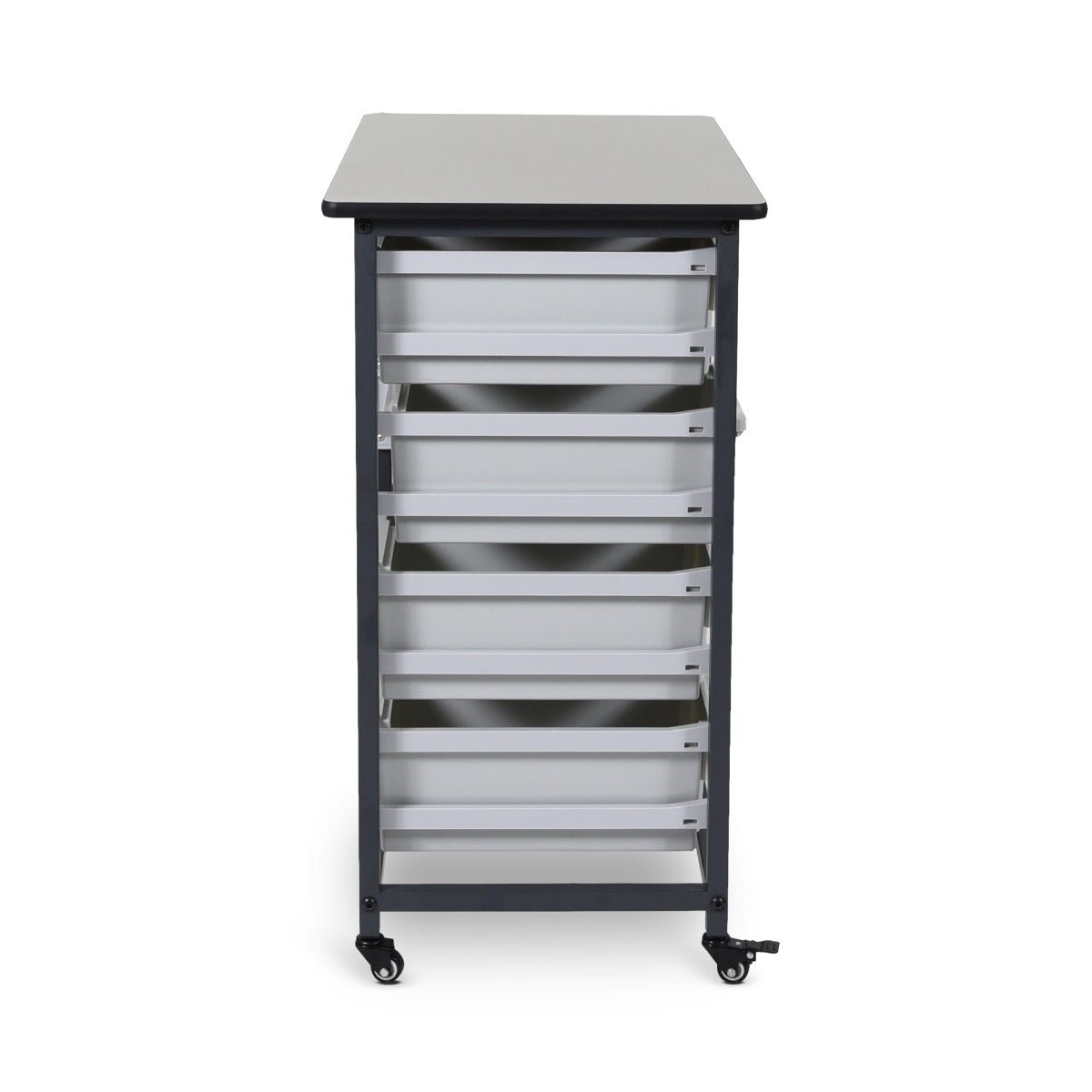 Luxor Mobile Bin Storage Unit (LUX-MBS-DR-8L) - SchoolOutlet