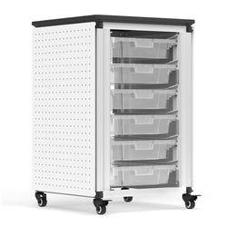 Luxor Modular Classroom Storage Cabinet - Single module with 6 small bins  (LUX-MBS-STR-11-6S)