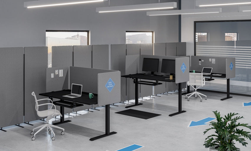 Luxor RCLM2466Z RECLAIM Acoustic Room Dividers - Expansion Panel - 24"W x 64"H(LUX-RCLM2466Z) - SchoolOutlet