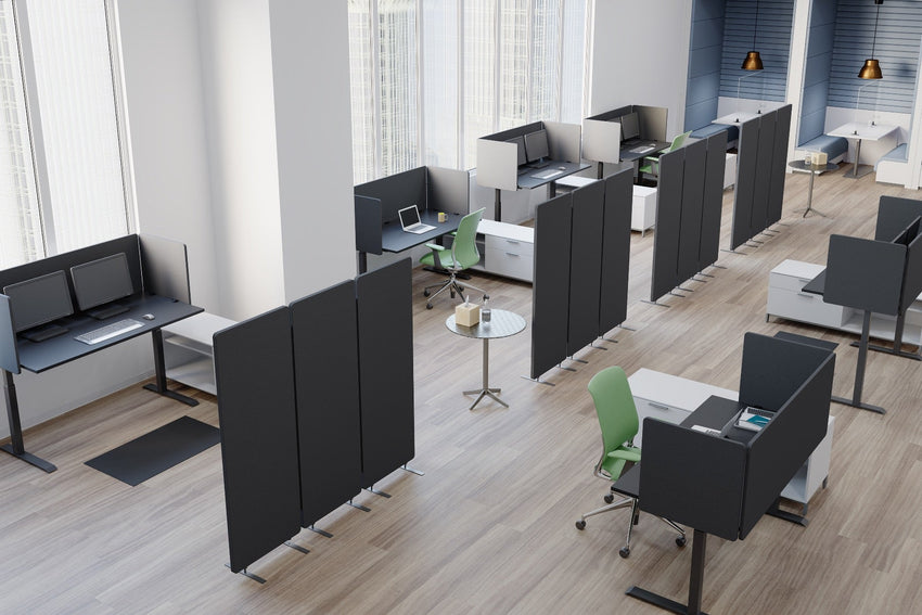 Luxor RCLM2466Z RECLAIM Acoustic Room Dividers - Expansion Panel - 24"W x 64"H(LUX-RCLM2466Z) - SchoolOutlet