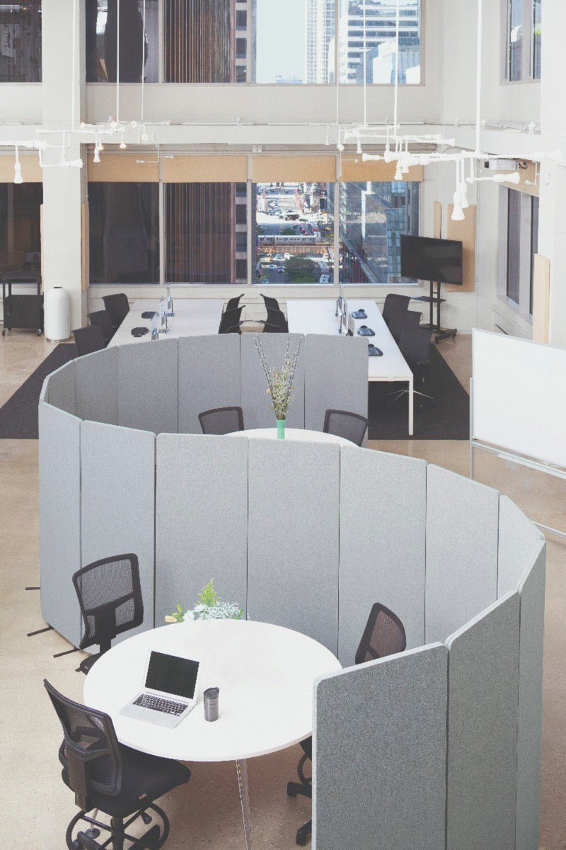 Luxor RCLM2466Z RECLAIM Acoustic Room Dividers - Expansion Panel - 24"W x 64"H(LUX-RCLM2466Z) - SchoolOutlet