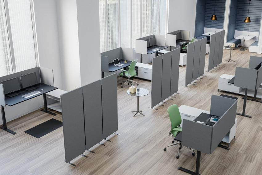 Luxor RCLM2466Z RECLAIM Acoustic Room Dividers - Expansion Panel - 24"W x 64"H(LUX-RCLM2466Z) - SchoolOutlet