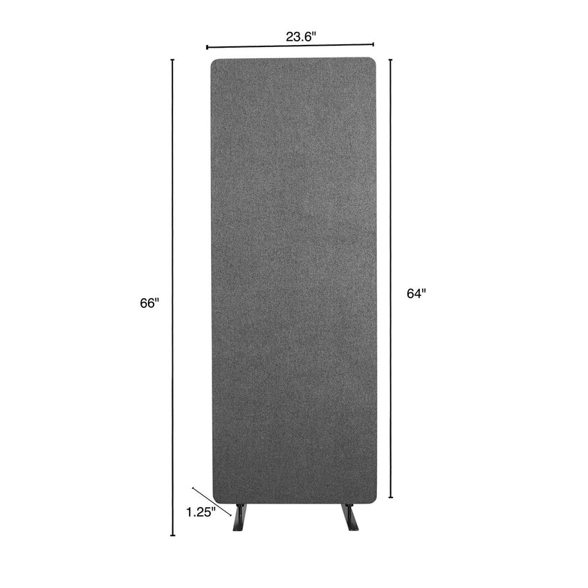 Luxor RCLM2466Z RECLAIM Acoustic Room Dividers - Expansion Panel - 24"W x 64"H(LUX-RCLM2466Z) - SchoolOutlet
