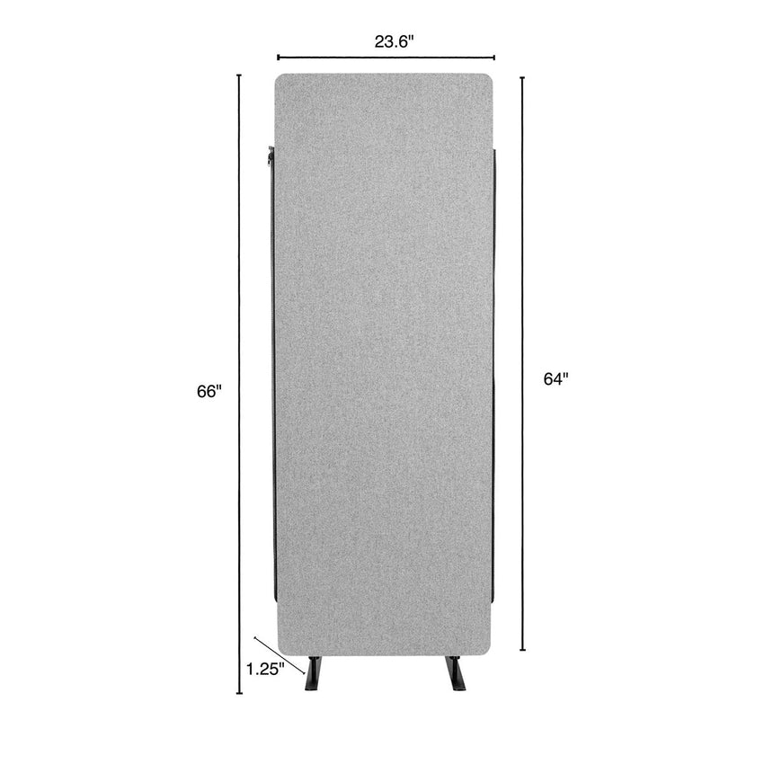 Luxor RCLM2466Z RECLAIM Acoustic Room Dividers - Expansion Panel - 24"W x 64"H(LUX-RCLM2466Z) - SchoolOutlet