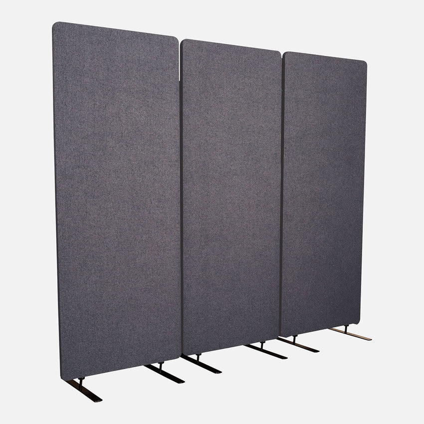 Luxor RCLM7266Z RECLAIM Acoustic Room Dividers - 3 Pack - 72"W x 64"H(LUX-RCLM7266Z) - SchoolOutlet