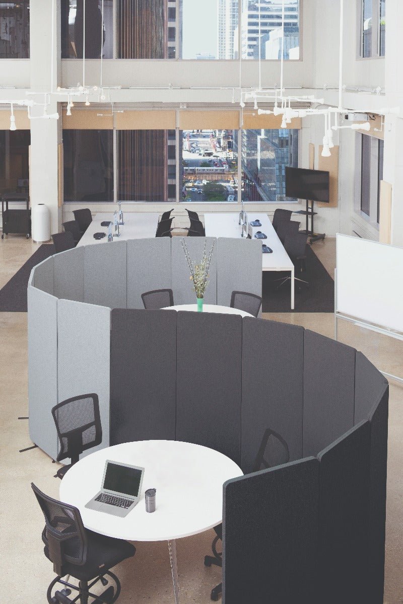 Luxor RCLM7266Z RECLAIM Acoustic Room Dividers - 3 Pack - 72"W x 64"H(LUX-RCLM7266Z) - SchoolOutlet