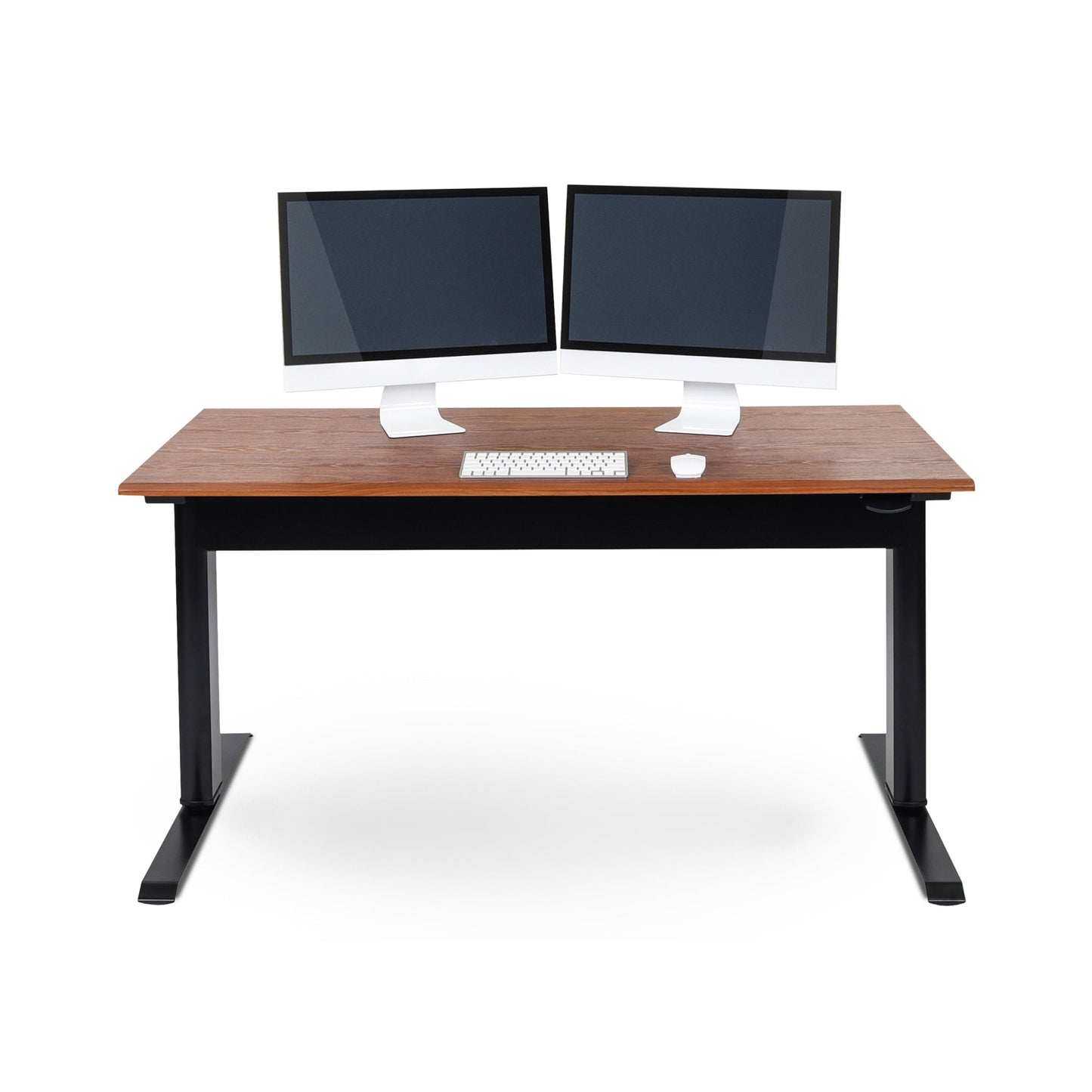 Luxor SPN56F-BK-TK - 56" Pneumatic Adjustable Height Standing Desk (LUX-SPN56F-BK-TK) - SchoolOutlet