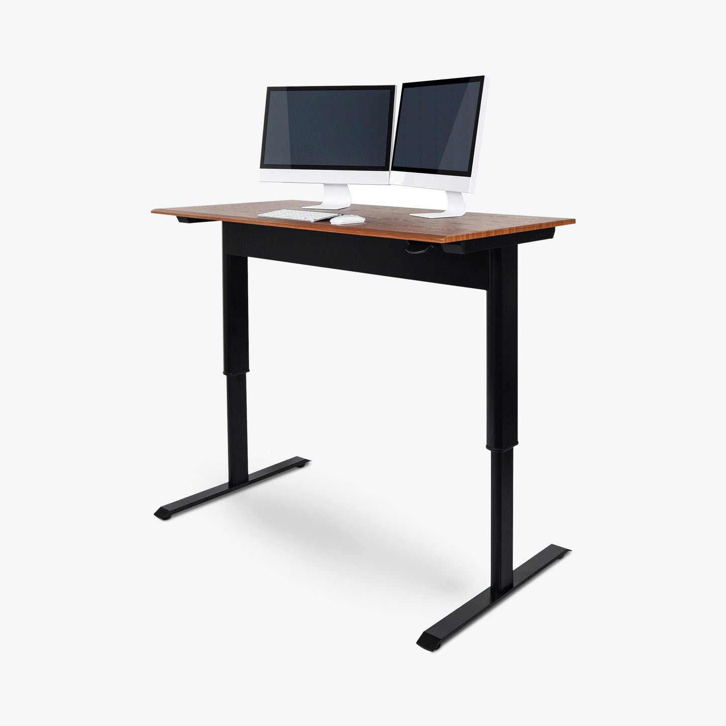 Luxor SPN56F-BK-TK - 56" Pneumatic Adjustable Height Standing Desk (LUX-SPN56F-BK-TK) - SchoolOutlet