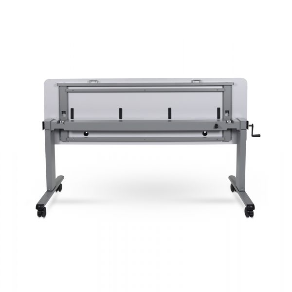 Luxor STAND-NESTC-72 - 72" Adjustable Flip Top Table, Crank Handle(LUX-STAND-NESTC-72) - SchoolOutlet