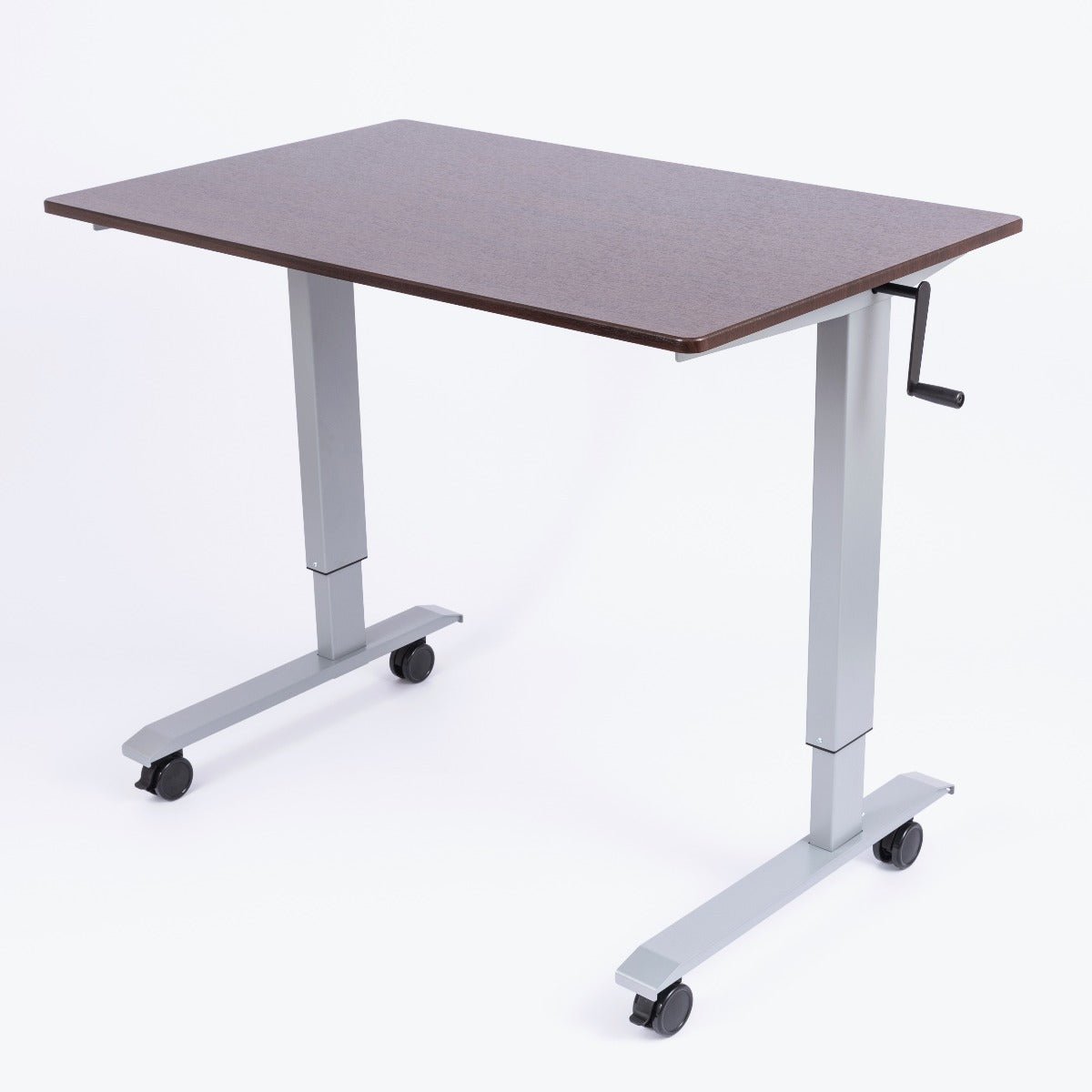 Luxor STANDUP-CF48-DW - 48" Crank Adjustable Stand Up Desk(LUX-STANDUP-CF48-DW) - SchoolOutlet