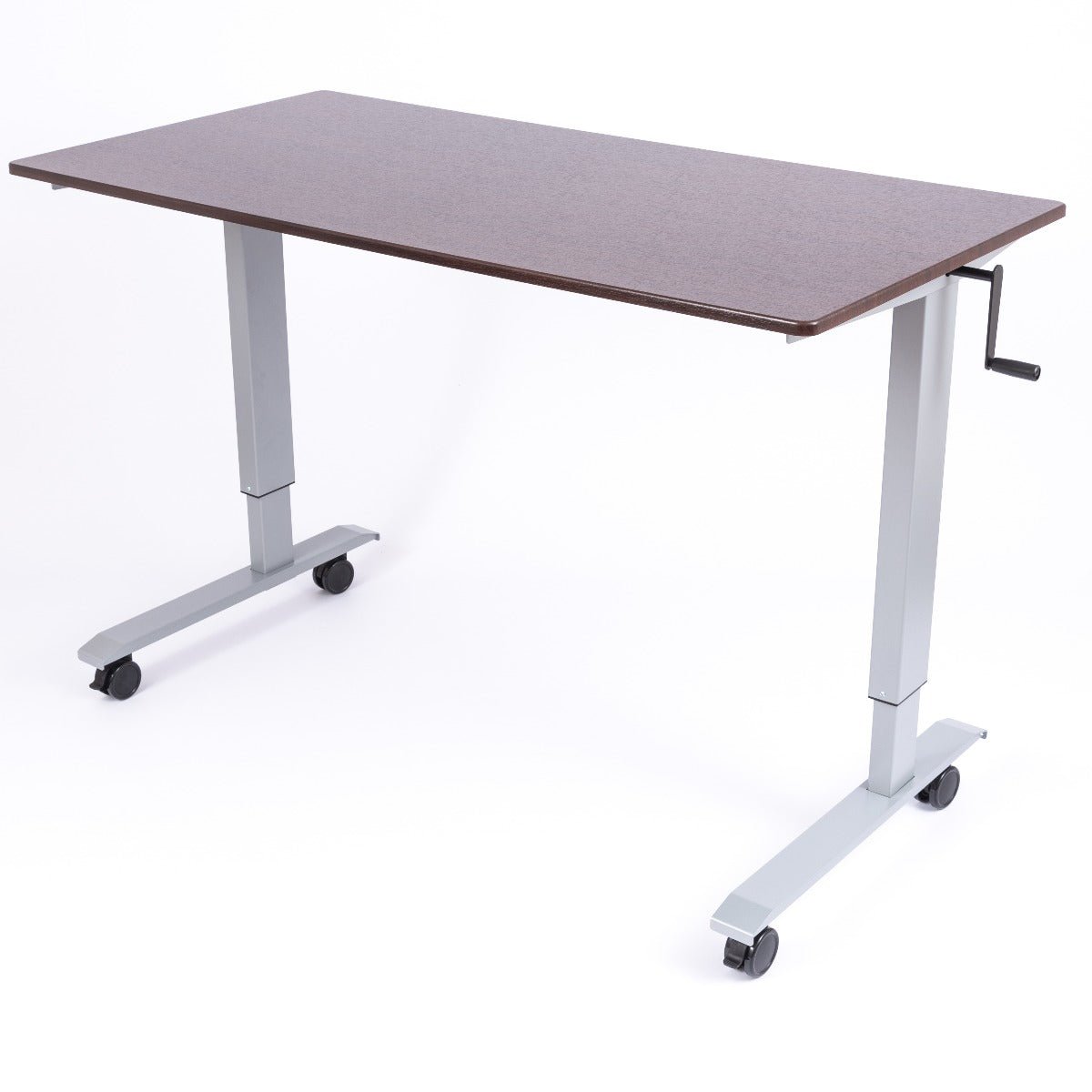 Luxor STANDUP-CF60-DW - 60" Crank Adjustable Stand Up Desk(LUX-STANDUP-CF60-DW) - SchoolOutlet