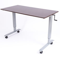Luxor STANDUP-CF60-DW - 60" Crank Adjustable Stand Up Desk(LUX-STANDUP-CF60-DW)