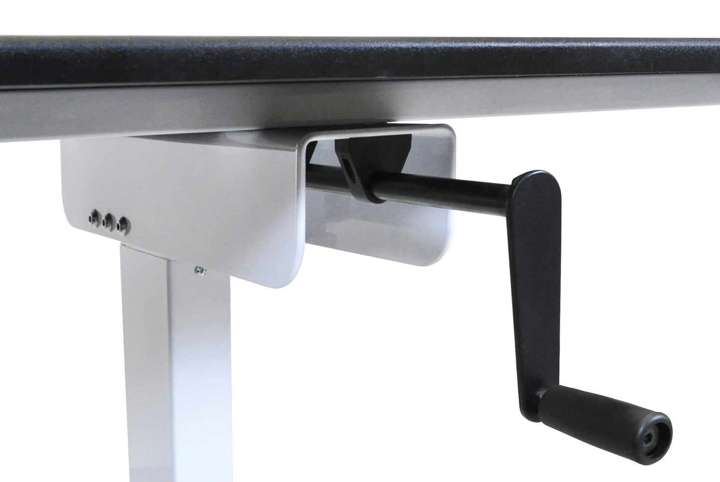 Luxor STANDUP-SC40-WB - 40" Single Column Crank Stand Up Desk(LUX-STANDUP-SC40-WB) - SchoolOutlet