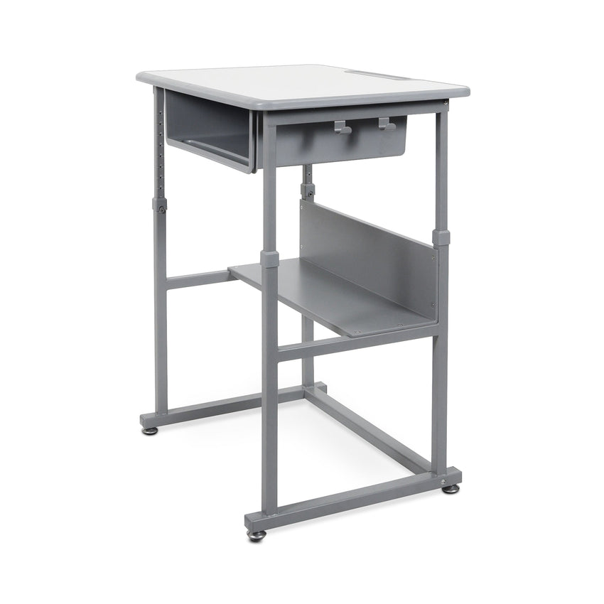 Luxor STUDENT-M - Student Desk - Manual Adjustable Desk (LUX-STUDENT-M) - SchoolOutlet