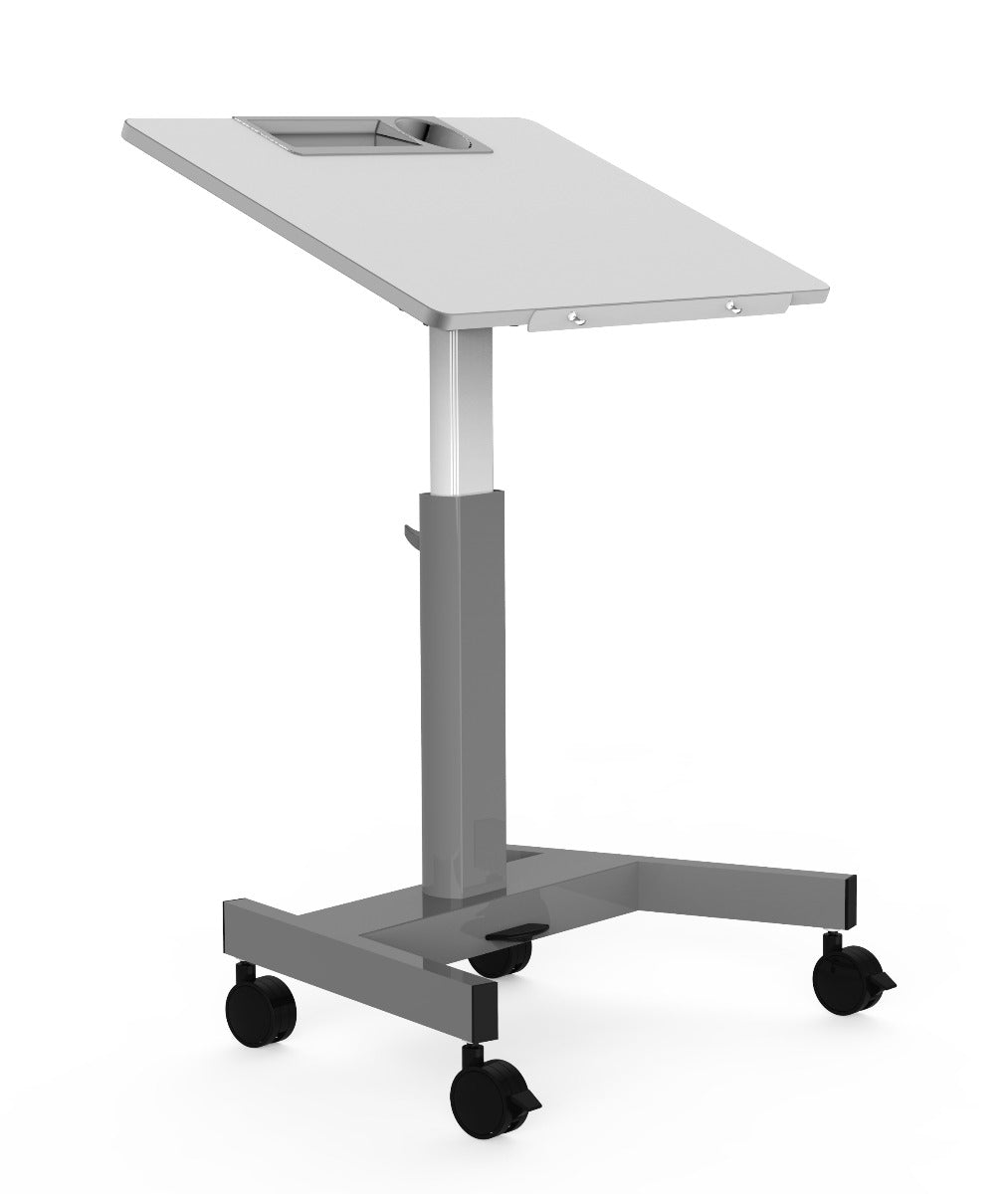 Luxor STUDENT-P-TILT - Pneumatic Adjustable Height Flip-Top Student Desk/Nesting Desk (LUX-STUDENT-P-TILT) - SchoolOutlet