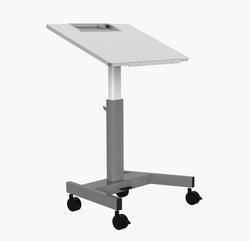Luxor STUDENT-P-TILT - Pneumatic Adjustable Height Flip-Top Student Desk/Nesting Desk  (LUX-STUDENT-P-TILT)
