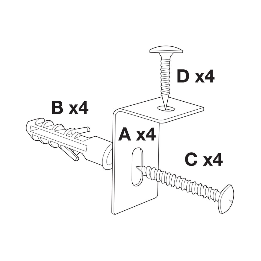 Luxor WB7248M - 72 x 48 Wall-Mount Music Whiteboard (LUX-WB7248M) - SchoolOutlet