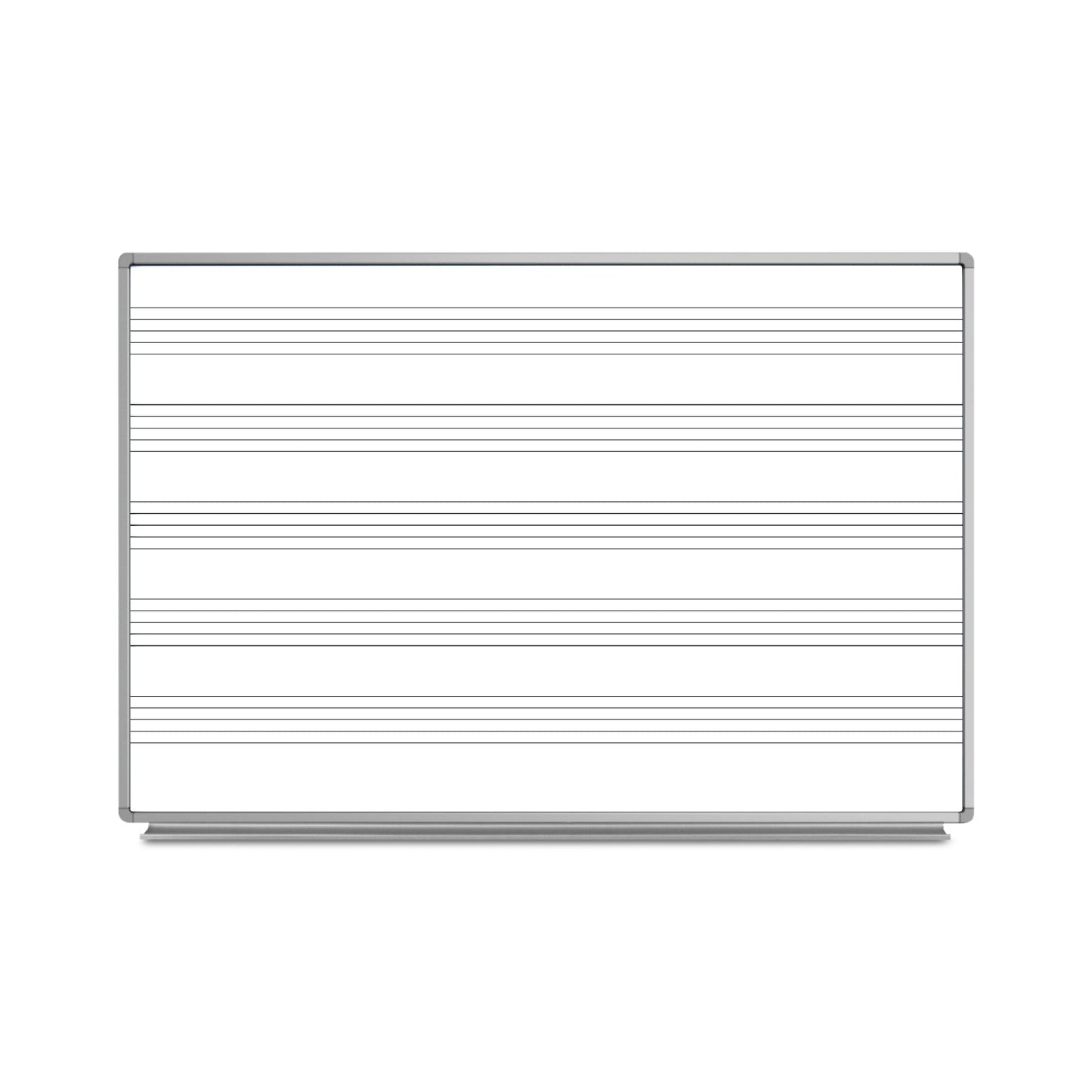 Luxor WB7248M - 72 x 48 Wall-Mount Music Whiteboard (LUX-WB7248M) - SchoolOutlet
