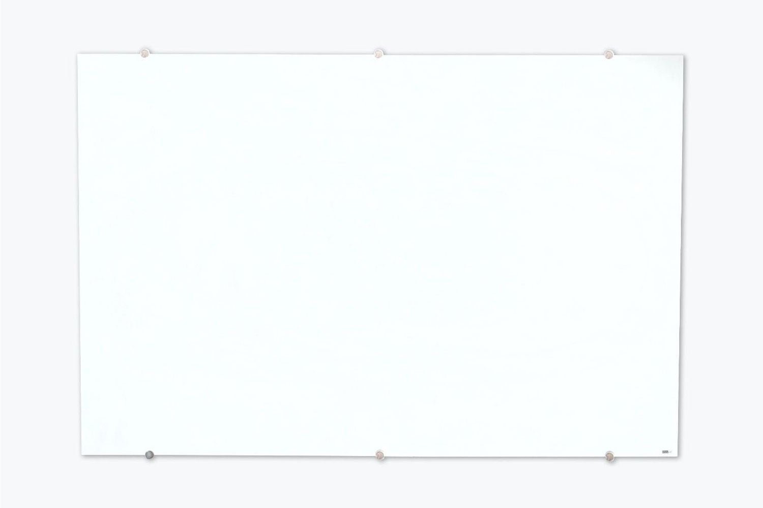 Fuerza Magnetic Wall-Mounted Glass Board 60"W x 40"H (FZA-336273-LX) - SchoolOutlet
