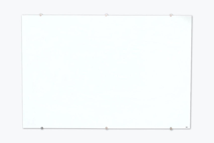 Fuerza Magnetic Wall-Mounted Glass Board 60"W x 40"H (FZA-336273-LX) - SchoolOutlet