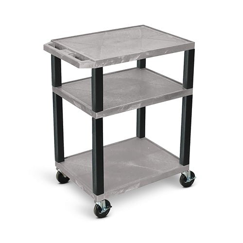 Luxor WT34 - Tuffy Utility Cart - 3 Shelves (Luxor LUX-WT34) - SchoolOutlet