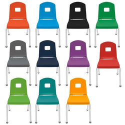 Mahar Creative Colors Split Bucket Chair 14" Seat Height (Mahar Creative Colors MHR-14CHR)