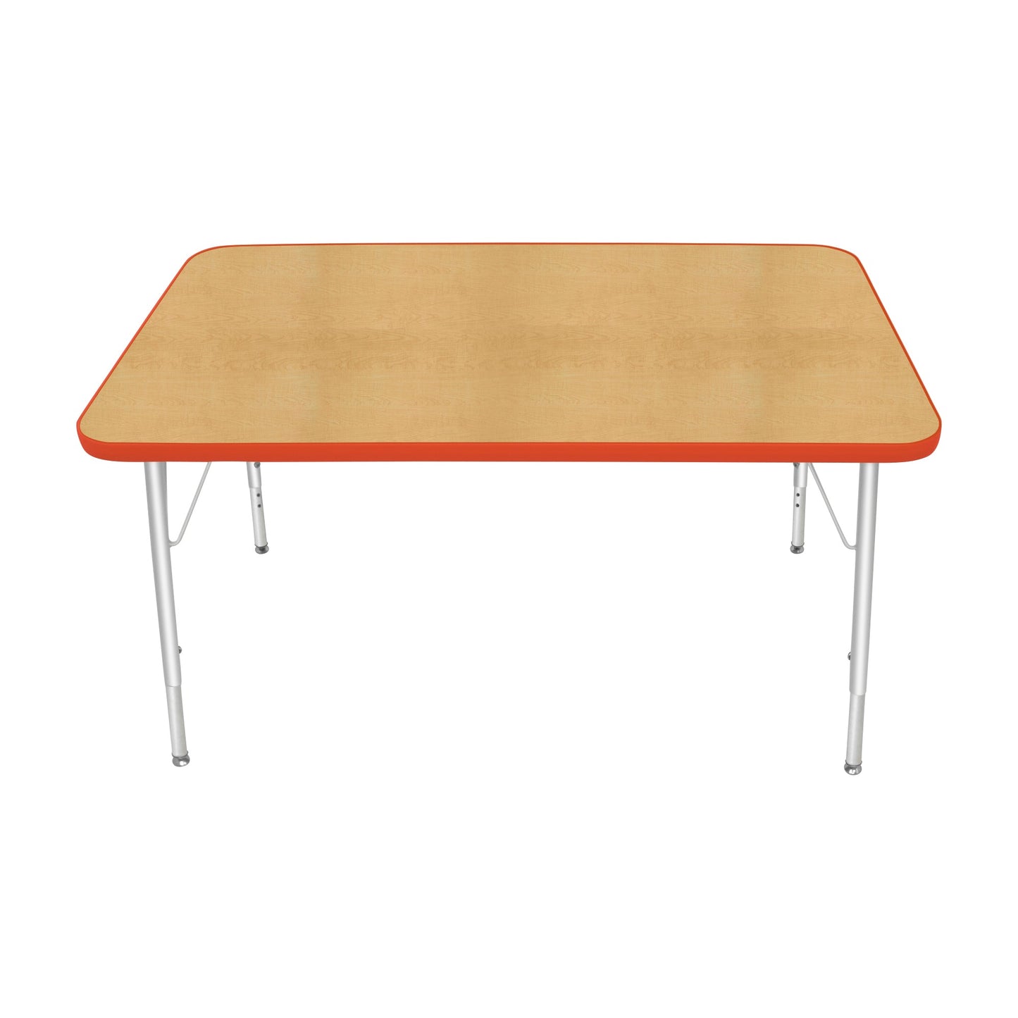 Mahar Creative Colors Small Rectangle Creative Colors Activity Table with Heavy Duty Laminate Top (30"W x 48"L x 22-30"H) - SchoolOutlet