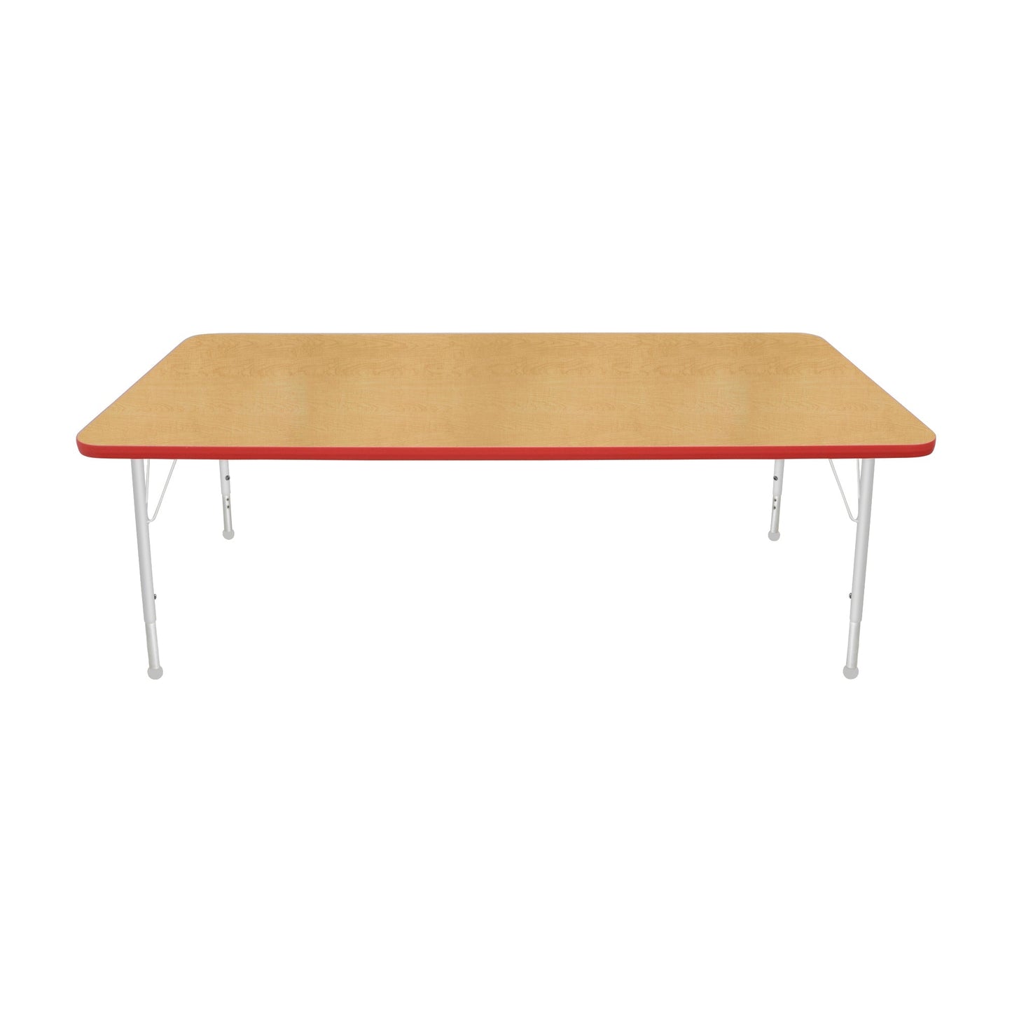 Mahar Creative Colors Large Rectangle Creative Colors Activity Table with Heavy Duty Laminate Top (36"W x 72"L x 22-30"H) - SchoolOutlet