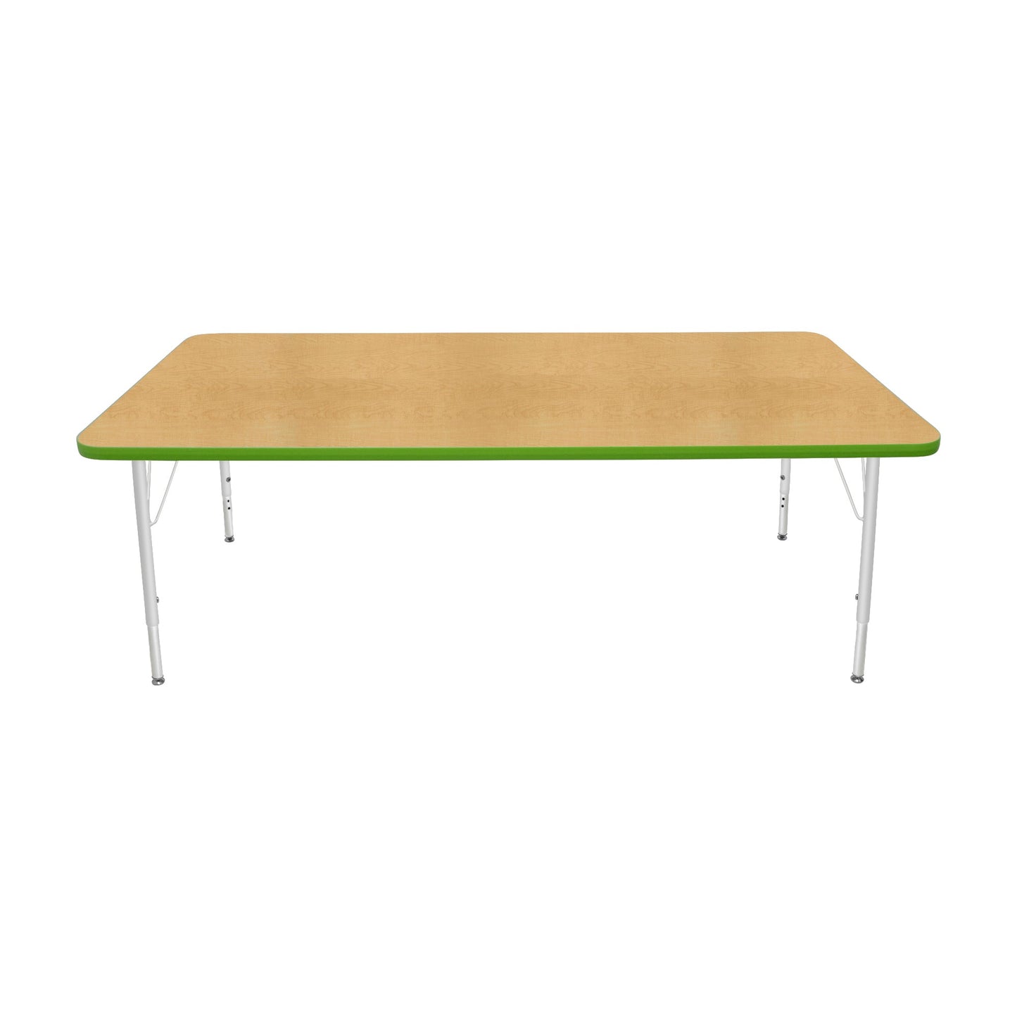 Mahar Creative Colors Large Rectangle Creative Colors Activity Table with Heavy Duty Laminate Top (36"W x 72"L x 22-30"H) - SchoolOutlet