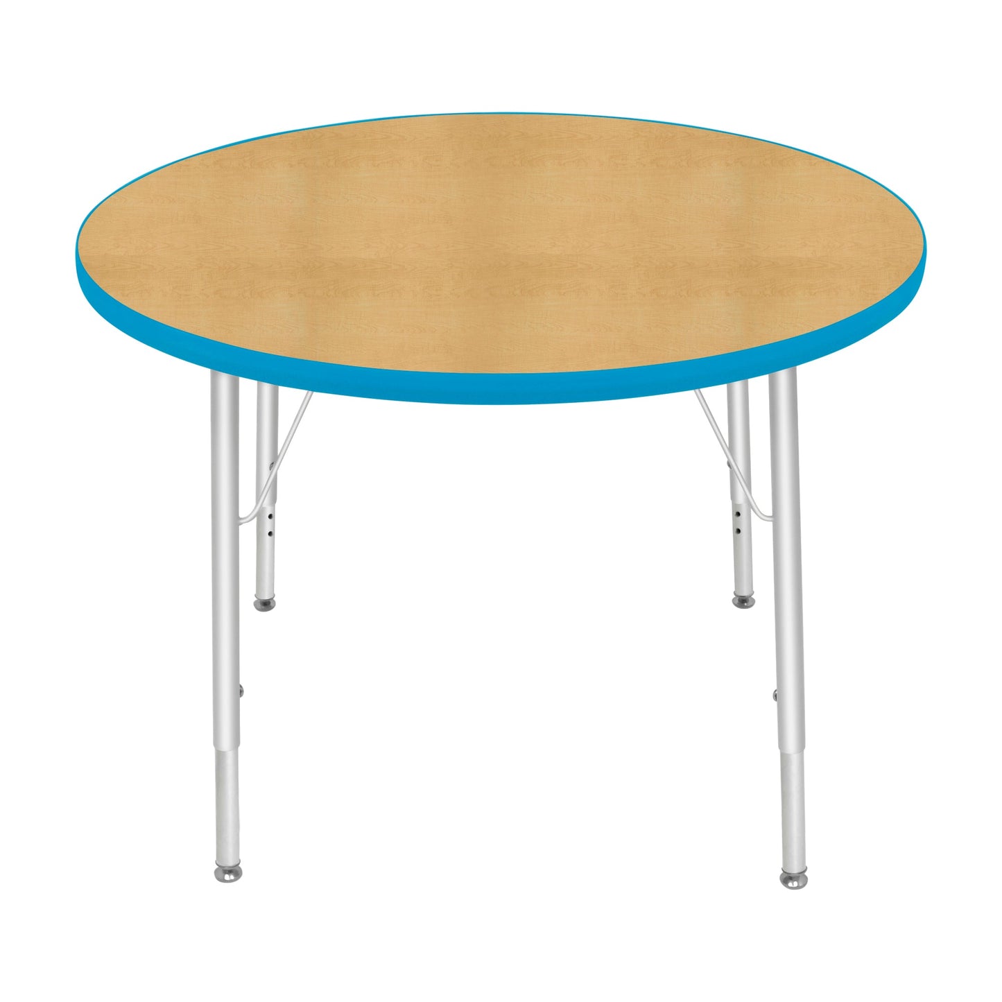 Mahar Creative Colors Large Round Creative Colors Activity Table with Heavy Duty Laminate Top (36" Diameter x 22-30"H) - SchoolOutlet