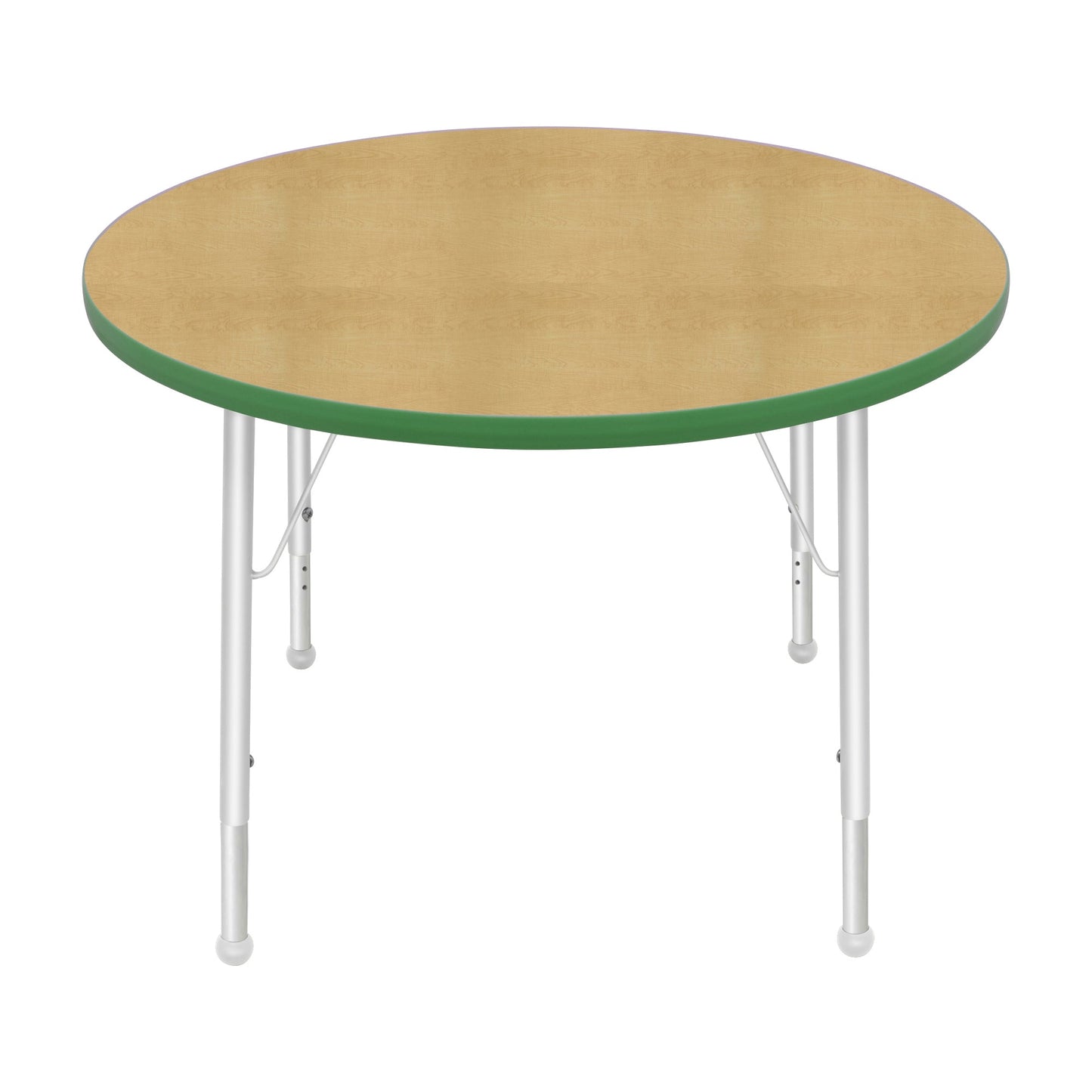 Mahar Creative Colors Large Round Creative Colors Activity Table with Heavy Duty Laminate Top (36" Diameter x 22-30"H) - SchoolOutlet