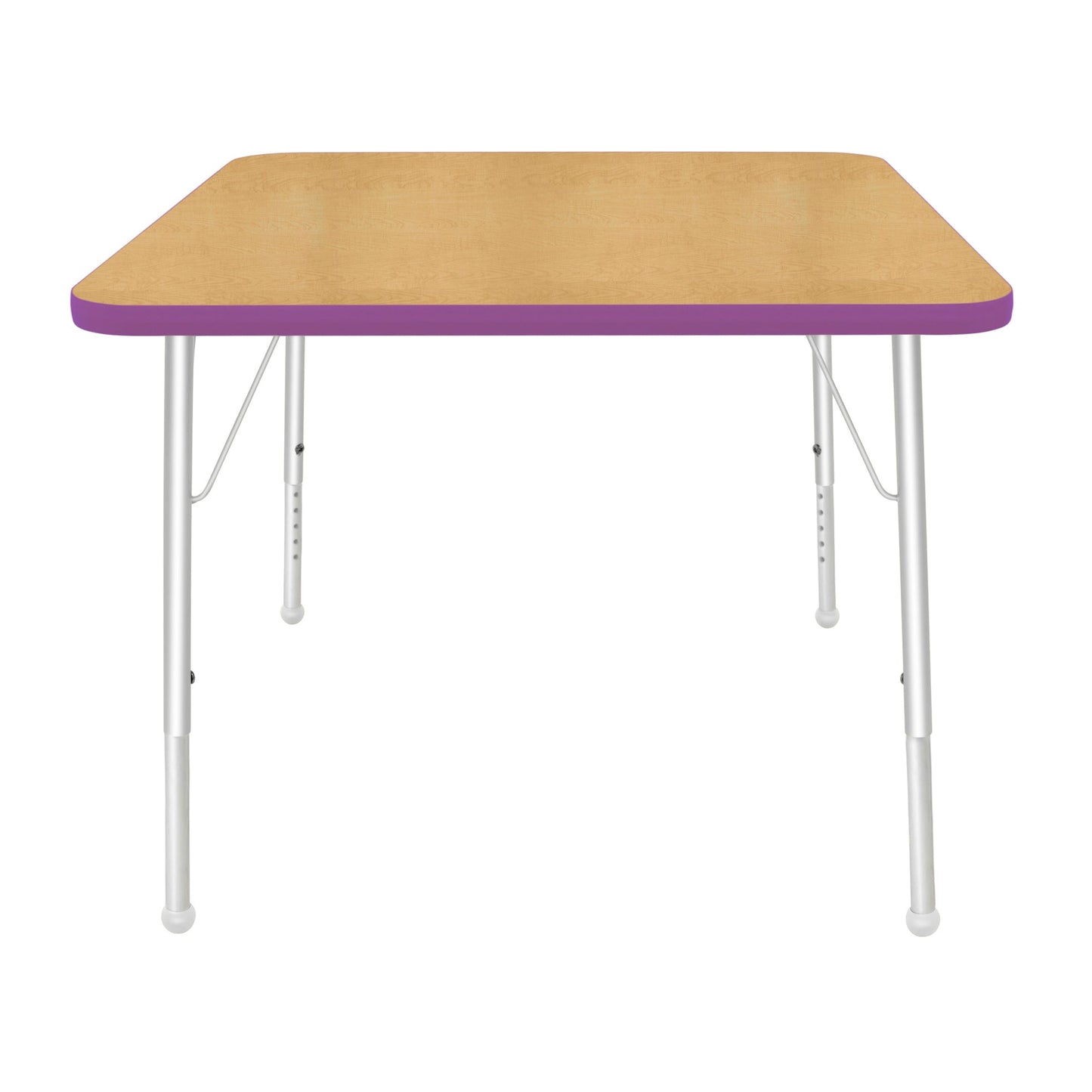 Mahar Creative Colors Large Square Creative Colors Activity Tables with Heavy Duty Laminate Top (36"W x 36"L x 21-30"H) - SchoolOutlet