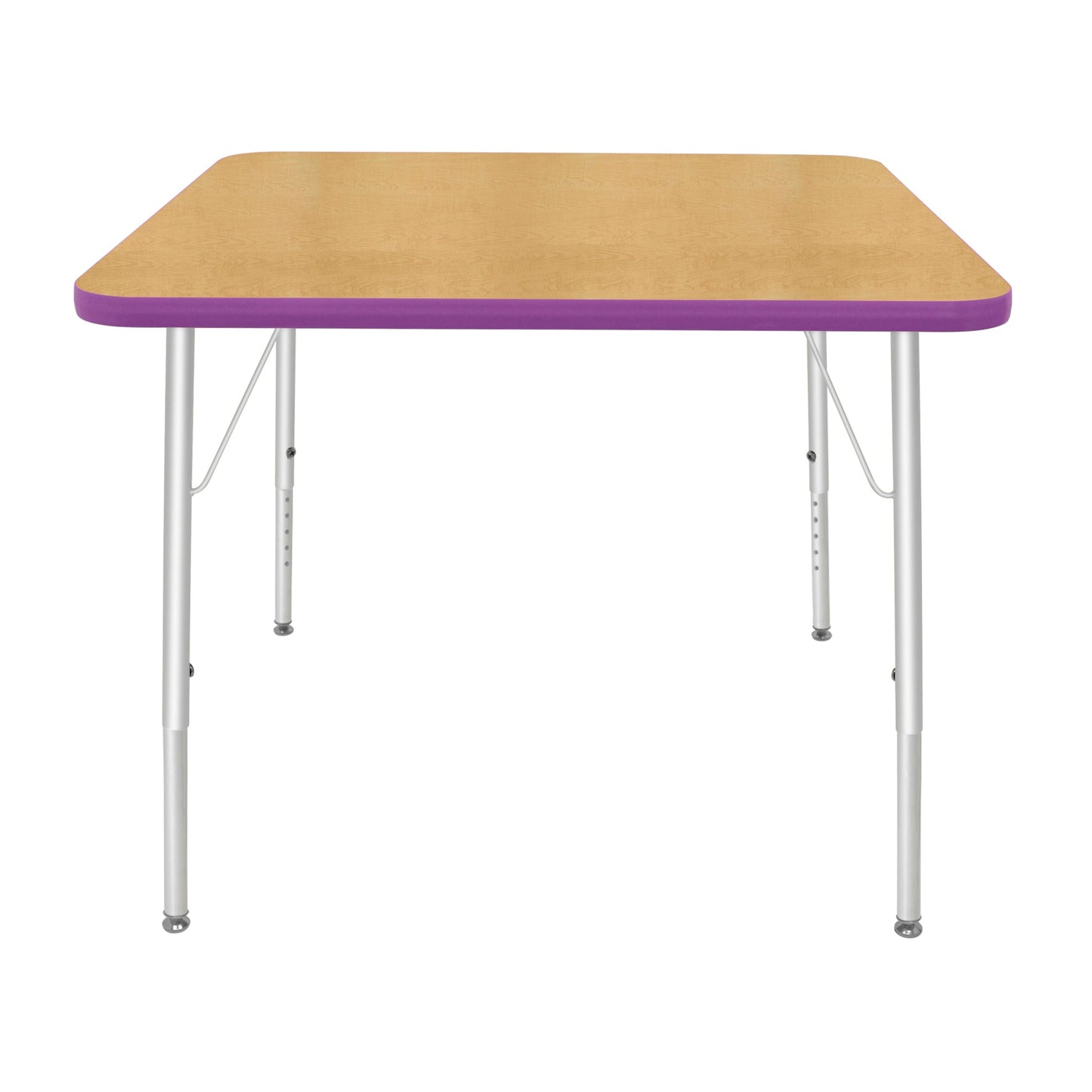 Mahar Creative Colors Large Square Creative Colors Activity Tables with Heavy Duty Laminate Top (36"W x 36"L x 21-30"H) - SchoolOutlet