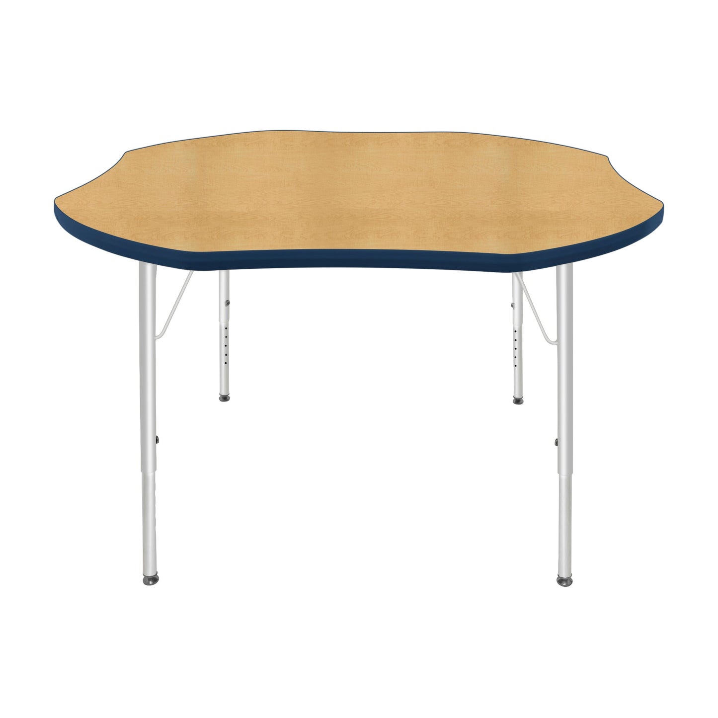 Mahar Creative Colors Shamrock Creative Colors Activity Table with Heavy Duty Laminate Top (48" Diameter x 21-30"H) - SchoolOutlet