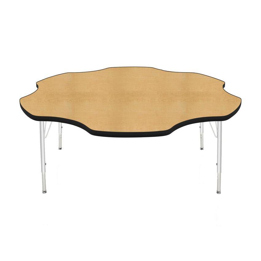 Mahar Creative Colors Daisy Creative Colors Activity Table Flower with Heavy Duty Laminate Top (60" Diameter x 22-30"H) - SchoolOutlet