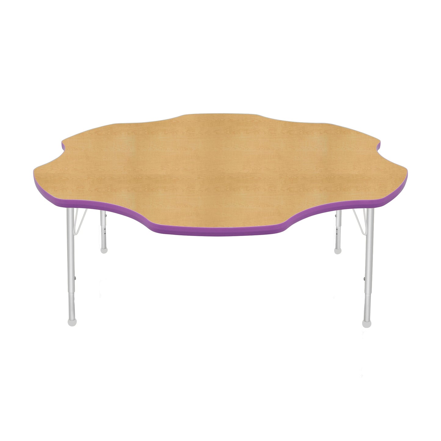 Mahar Creative Colors Daisy Creative Colors Activity Table Flower with Heavy Duty Laminate Top (60" Diameter x 22-30"H) - SchoolOutlet