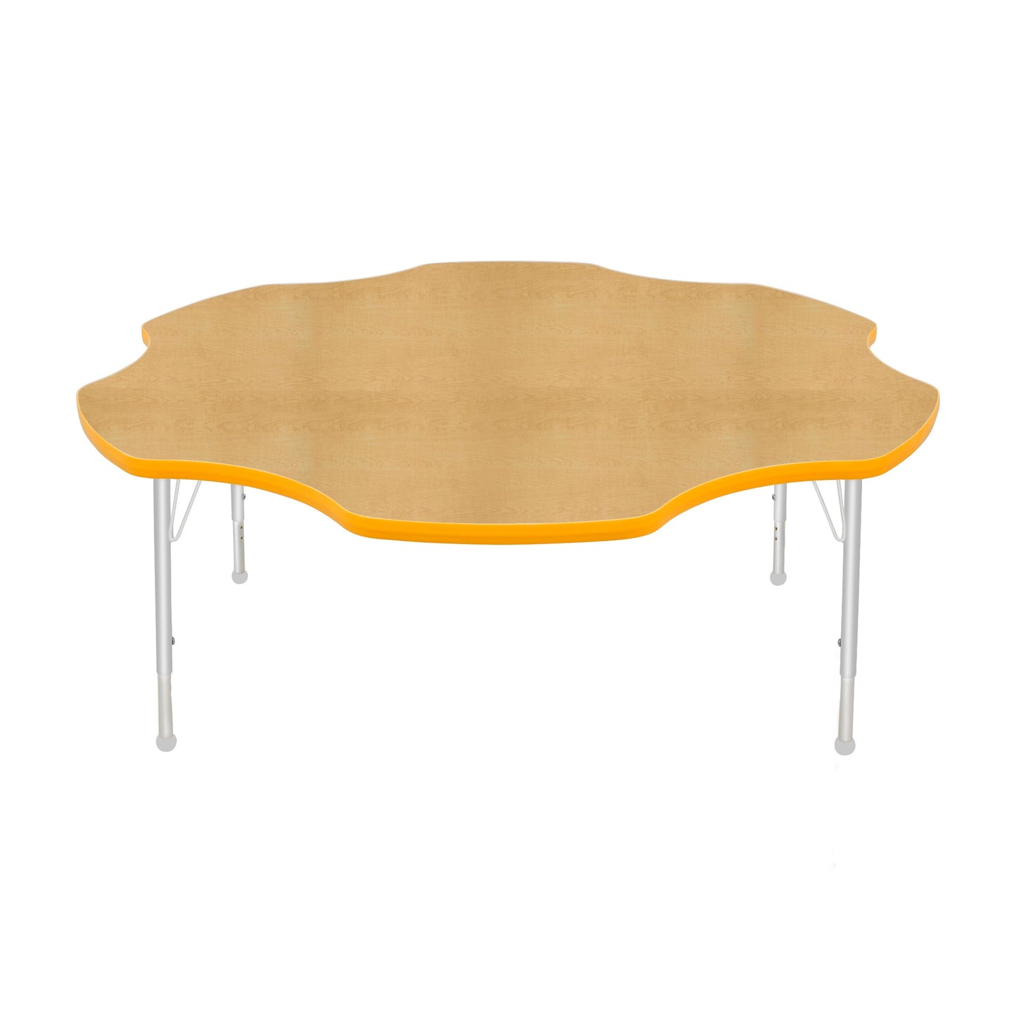 Mahar Creative Colors Daisy Creative Colors Activity Table Flower with Heavy Duty Laminate Top (60" Diameter x 22-30"H) - SchoolOutlet