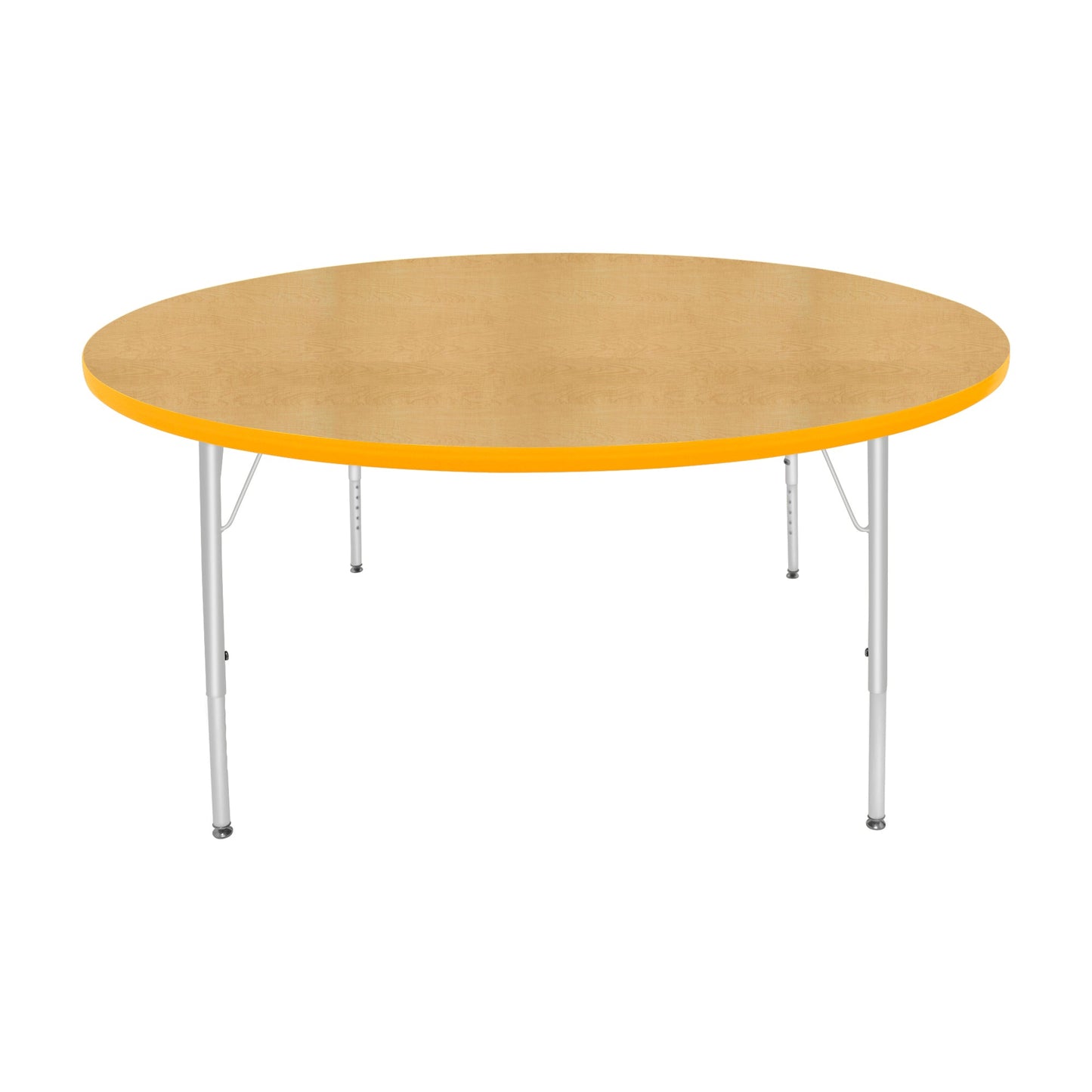 Mahar Creative Colors Large Round Creative Colors Activity Table with Heavy Duty Laminate Top (60" Diameter x 21-30"H) - SchoolOutlet