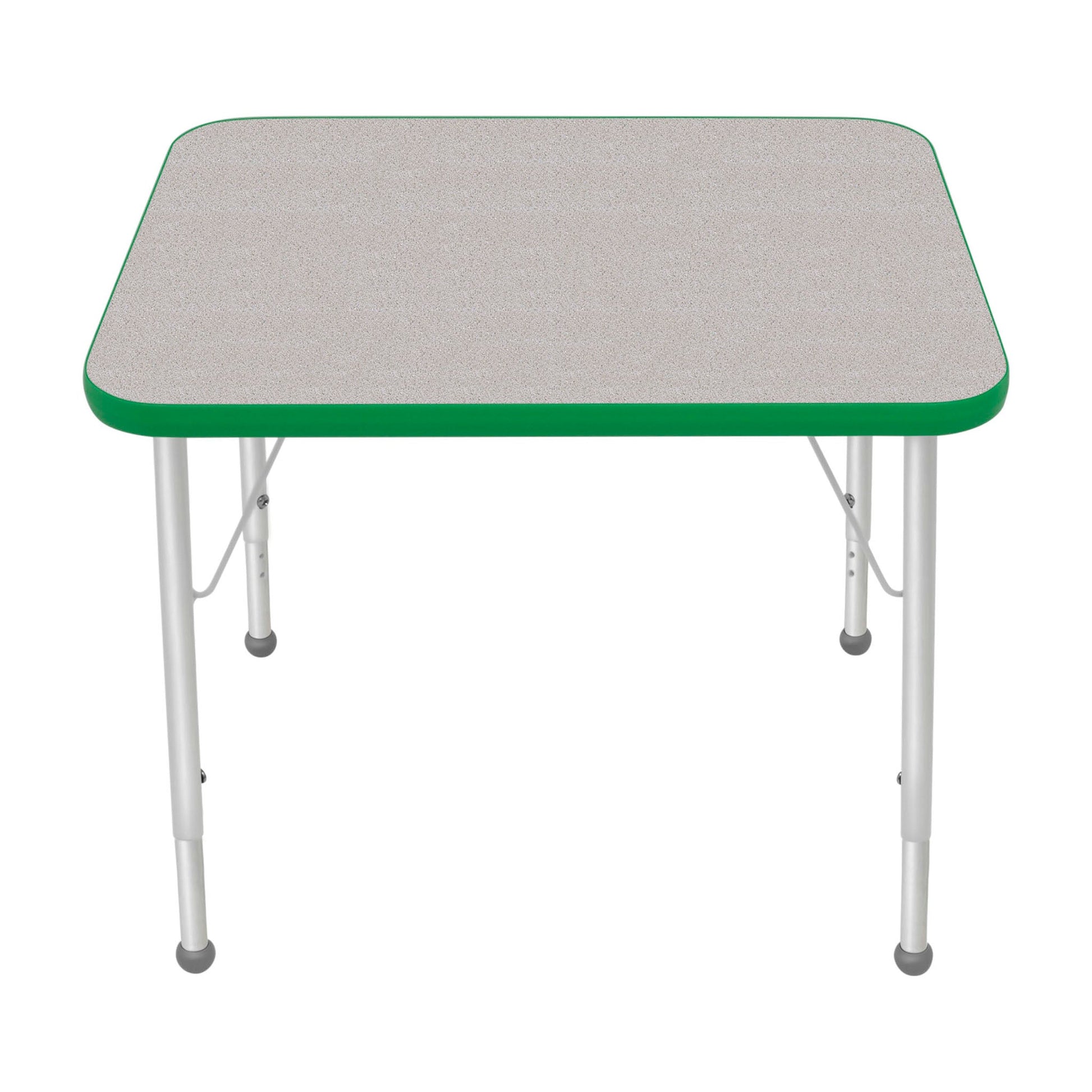 Mahar Creative Colors Small Rectangle Creative Colors Activity Table with Heavy Duty Laminate Top (24"W x 30"L x 21-30"H) - SchoolOutlet
