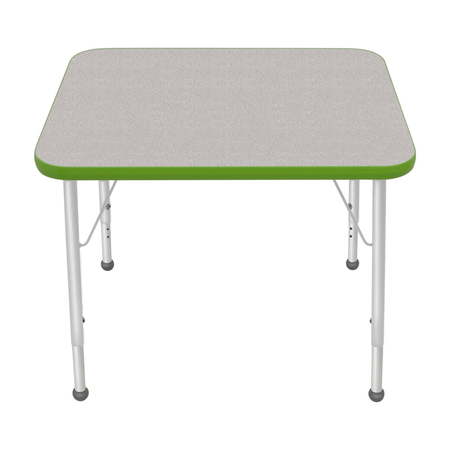 Mahar Creative Colors Small Rectangle Creative Colors Activity Table with Heavy Duty Laminate Top (24"W x 30"L x 21-30"H) - SchoolOutlet