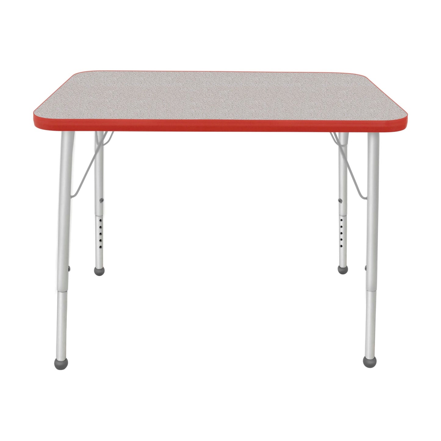 Mahar Creative Colors Small Rectangle Creative Colors Activity Table with Heavy Duty Laminate Top (24"W x 48"L x 22-30"H) - SchoolOutlet