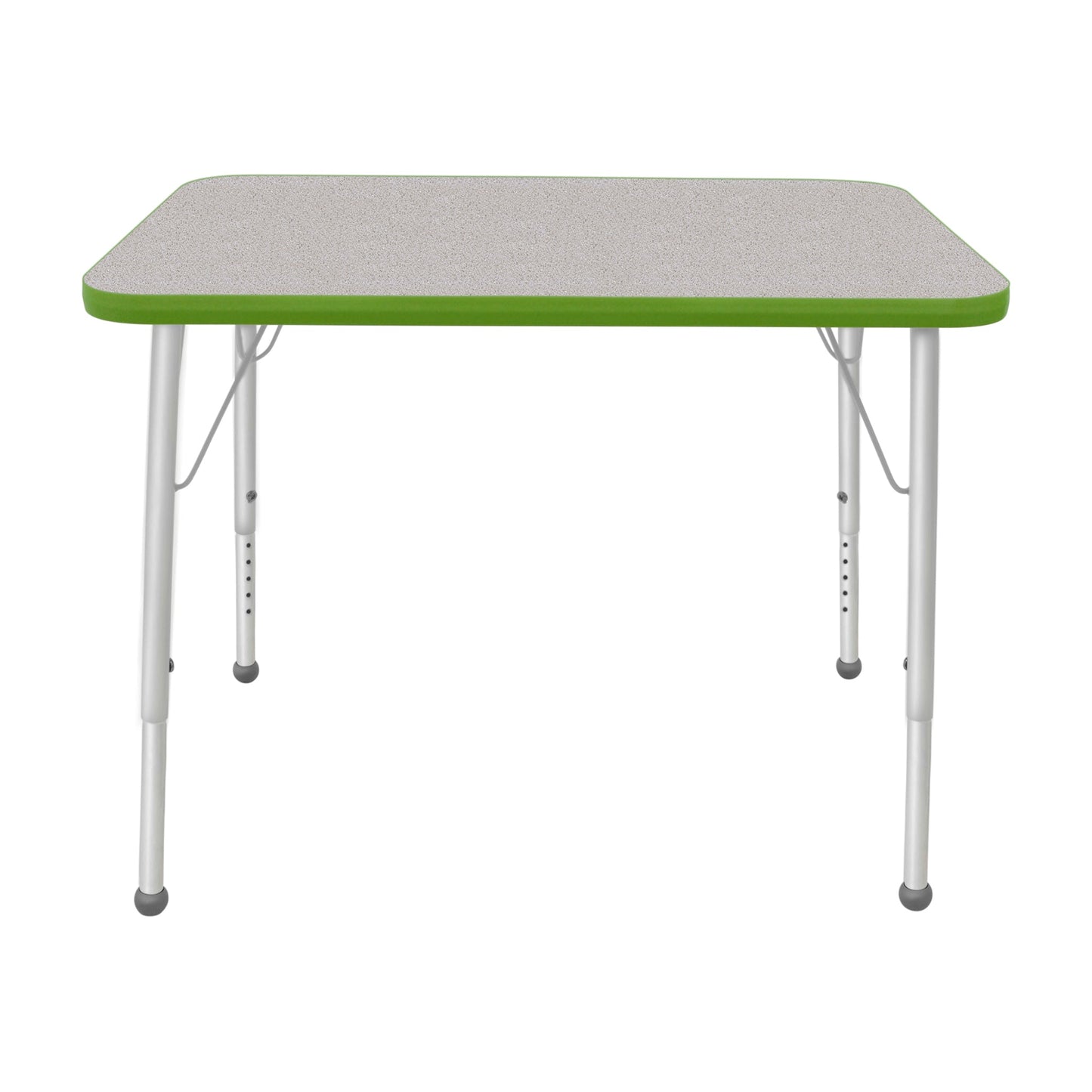 Mahar Creative Colors Small Rectangle Creative Colors Activity Table with Heavy Duty Laminate Top (24"W x 48"L x 22-30"H) - SchoolOutlet