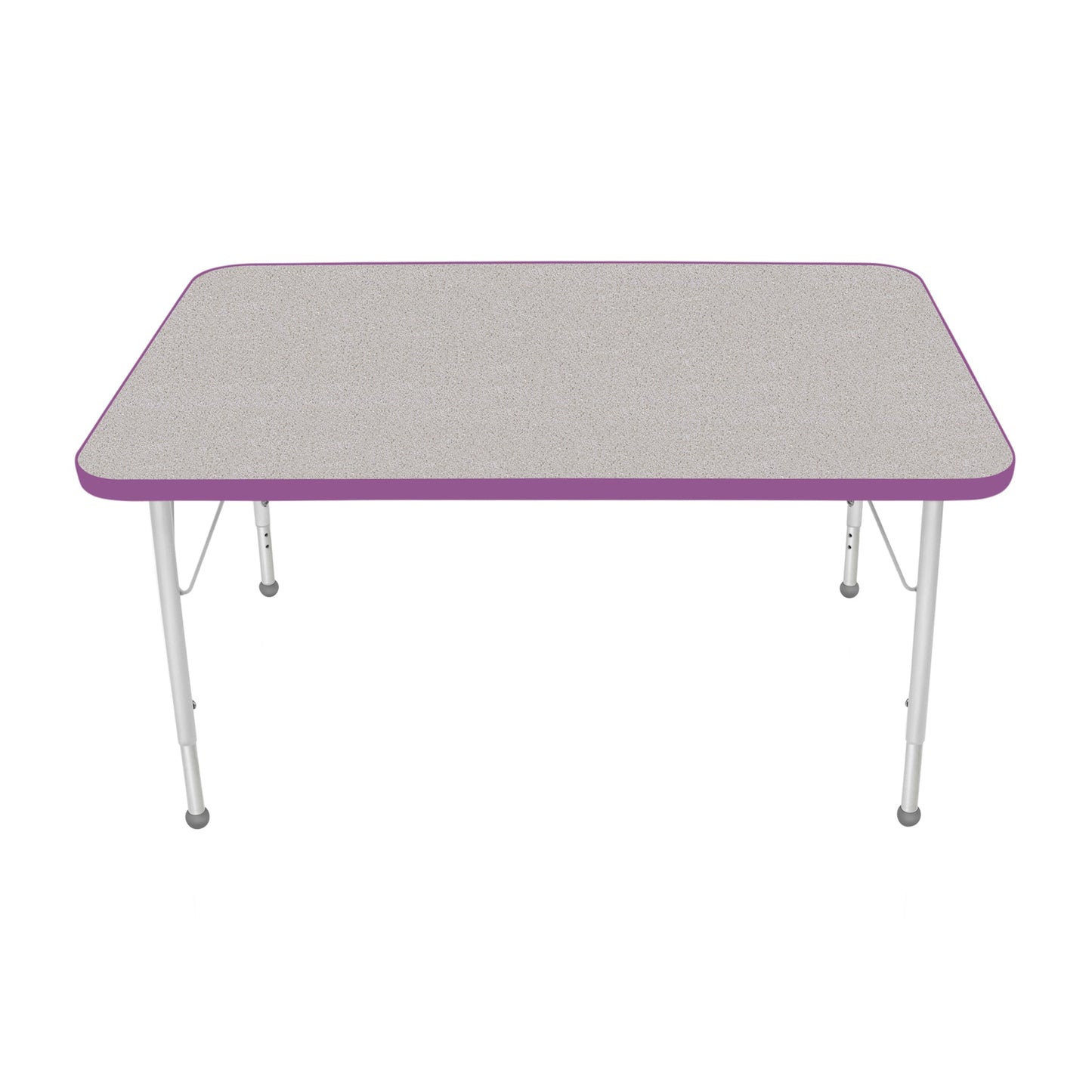 Mahar Creative Colors Small Rectangle Creative Colors Activity Table with Heavy Duty Laminate Top (30"W x 48"L x 22-30"H) - SchoolOutlet