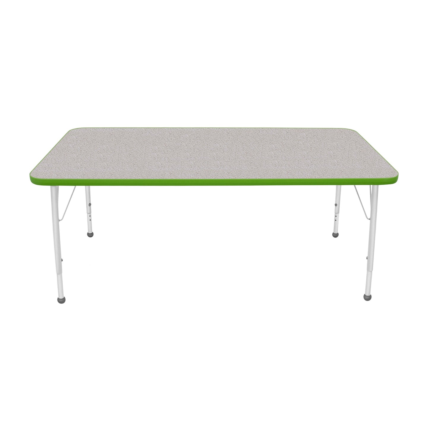 Mahar Creative Colors Large Rectangle Creative Colors Activity Table with Heavy Duty Laminate Top (30"W x 60"L x 22-30"H) - SchoolOutlet