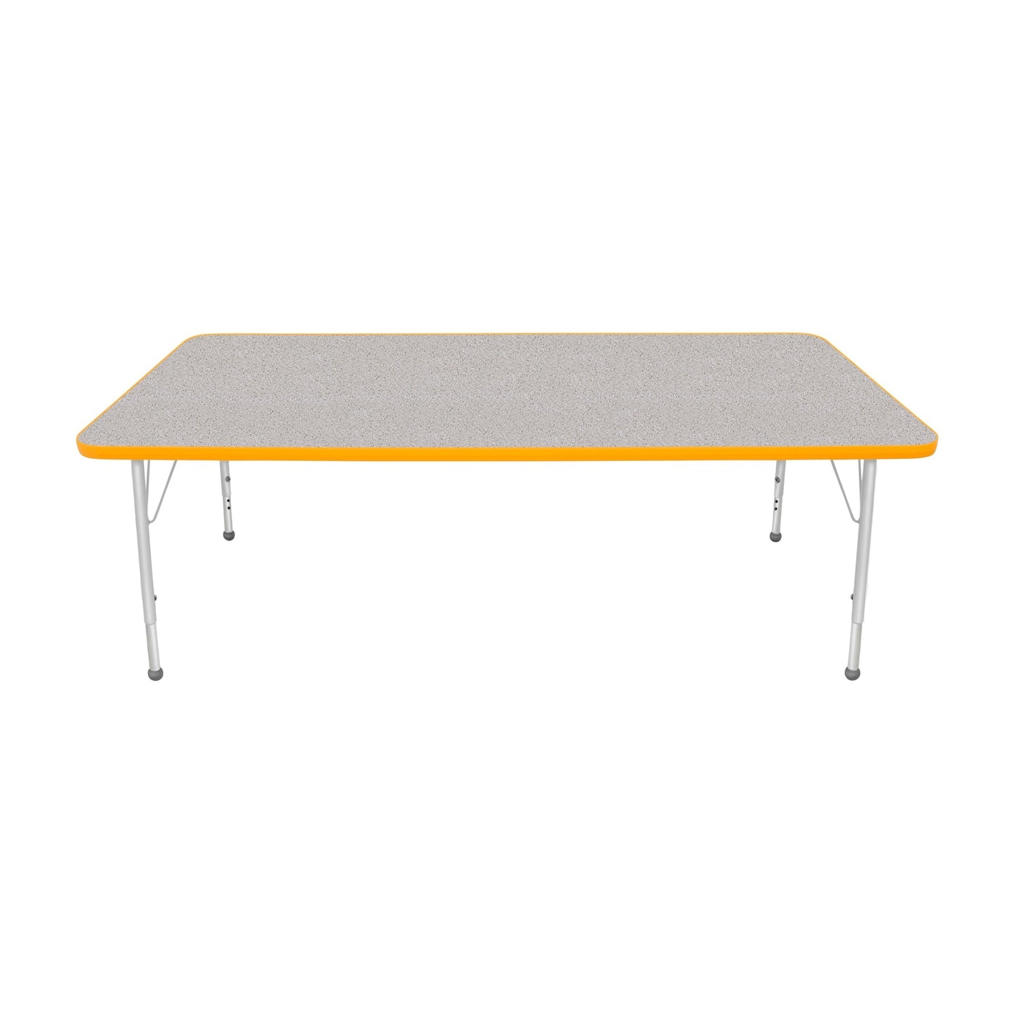 Mahar Creative Colors Large Rectangle Creative Colors Activity Table with Heavy Duty Laminate Top (36"W x 72"L x 22-30"H) - SchoolOutlet