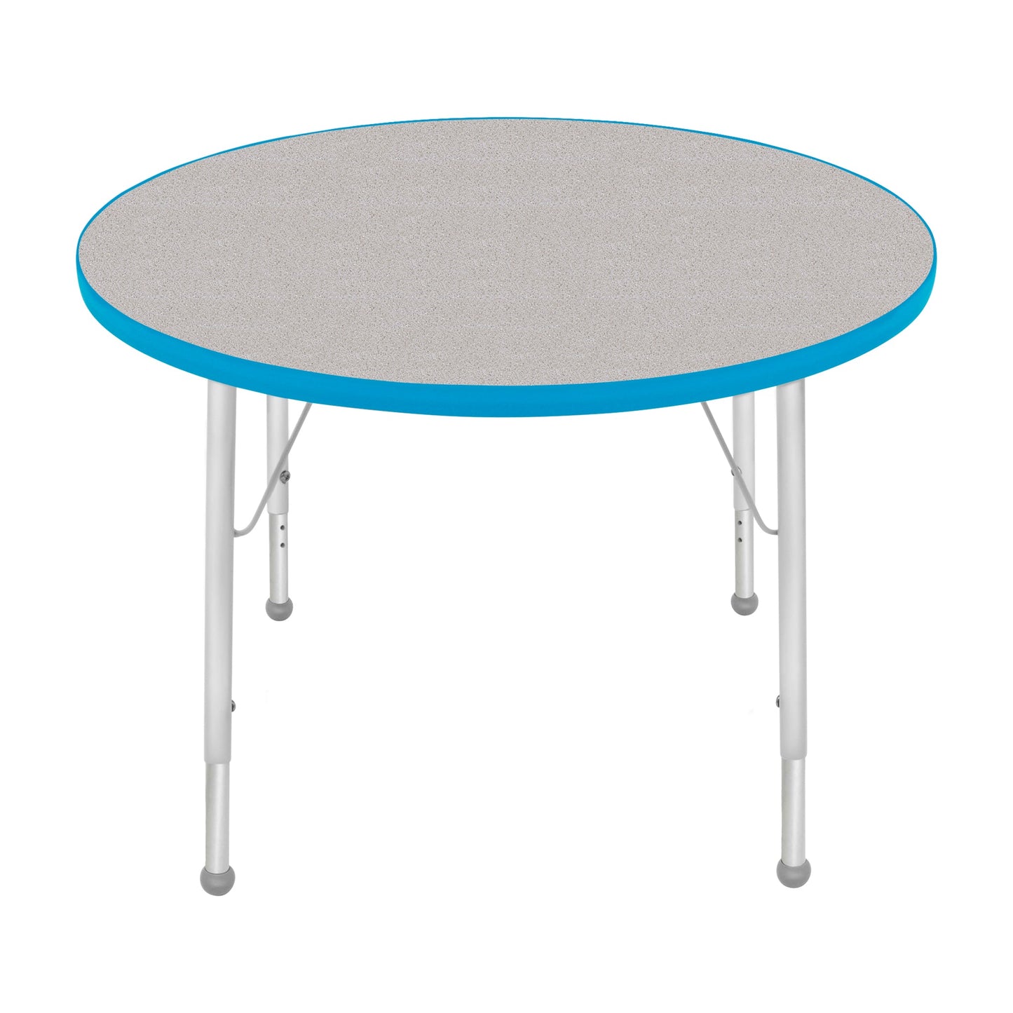 Mahar Creative Colors Large Round Creative Colors Activity Table with Heavy Duty Laminate Top (36" Diameter x 22-30"H) - SchoolOutlet