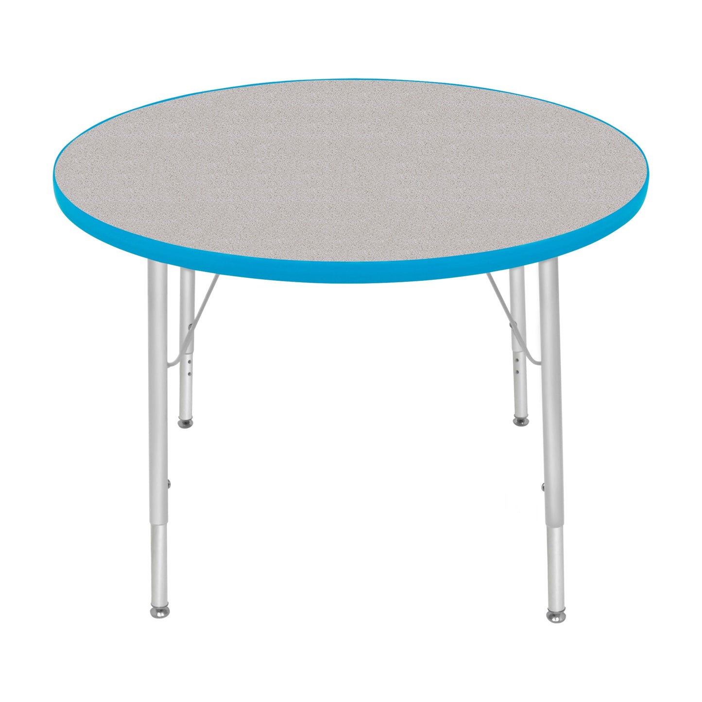 Mahar Creative Colors Large Round Creative Colors Activity Table with Heavy Duty Laminate Top (36" Diameter x 22-30"H) - SchoolOutlet